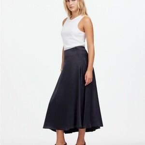 Madewell - Satin Circle Swing Maxi Skirt (NWT)